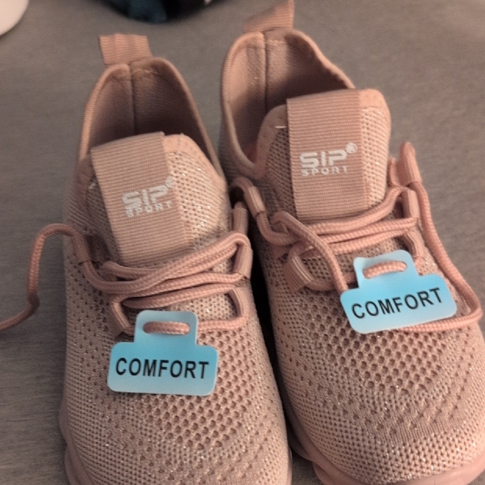 Kids Sneakers - Tan